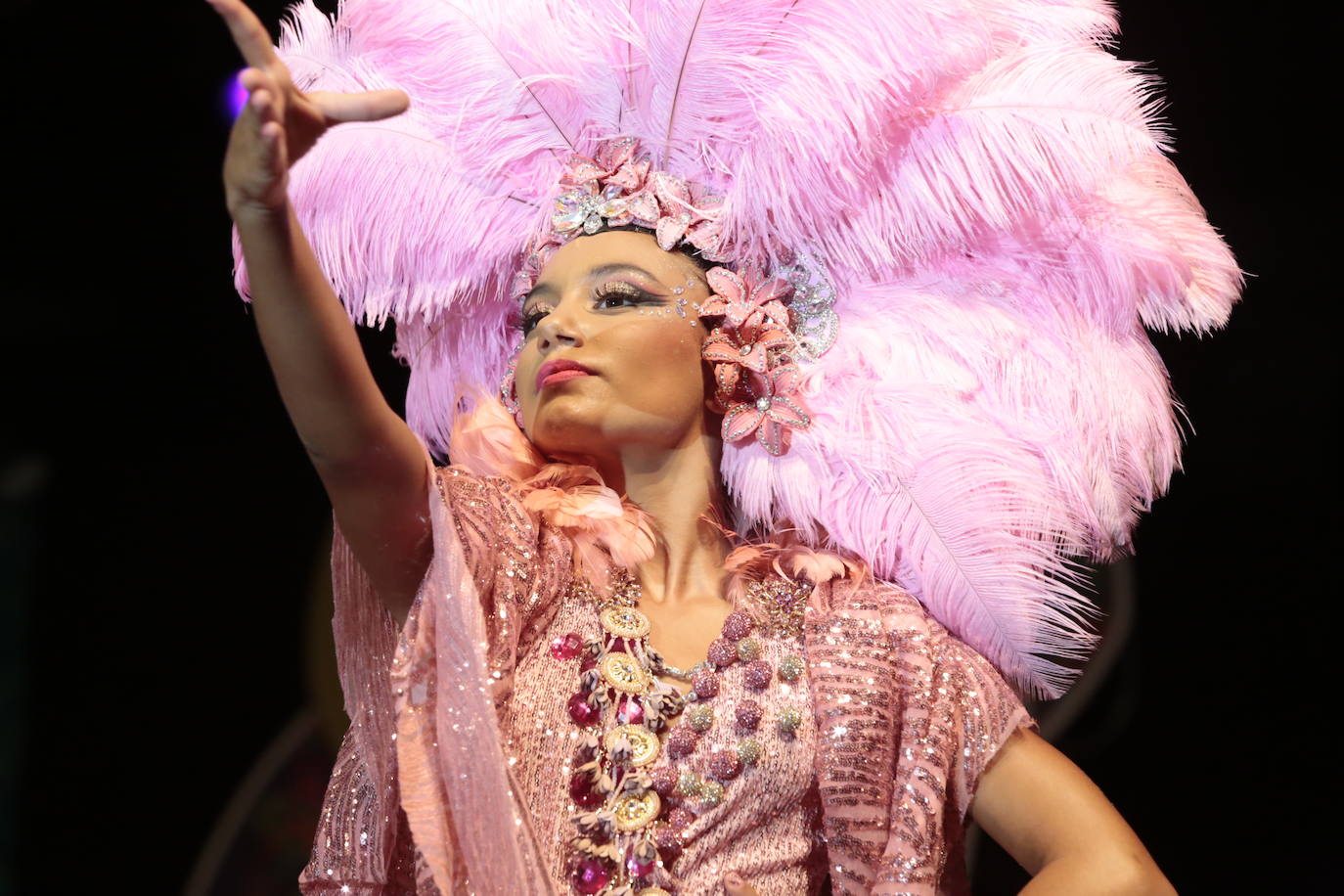 La plaza Antonio Cortijos de Águilas acogió anoche la Gran Gala de Elección de los Personajes del Carnaval 2020, un evento en el que los candidatos se dejaron al piel sobre el escenario para convencer al jurado. Los actos de esta fiesta continúan hoy, a partir de las 21.30 horas, con una muestra del Carnaval por el paseo Parra.