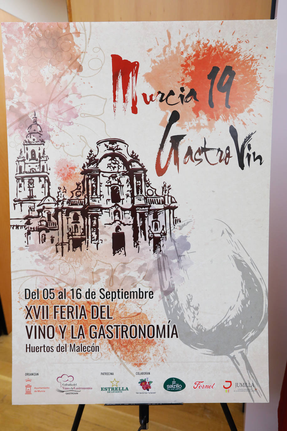 Presentación de la Feria del Vino y la Gastronomía de Murcia 2019, este jueves.