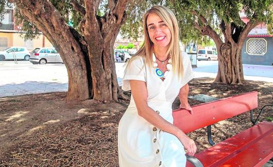 Rosa María Santa Cruz, días antes de iniciar su viaje. 