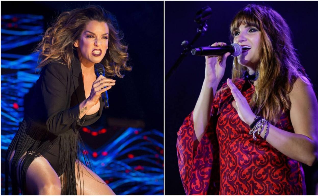 Ruth Lorenzo y Rozalén.