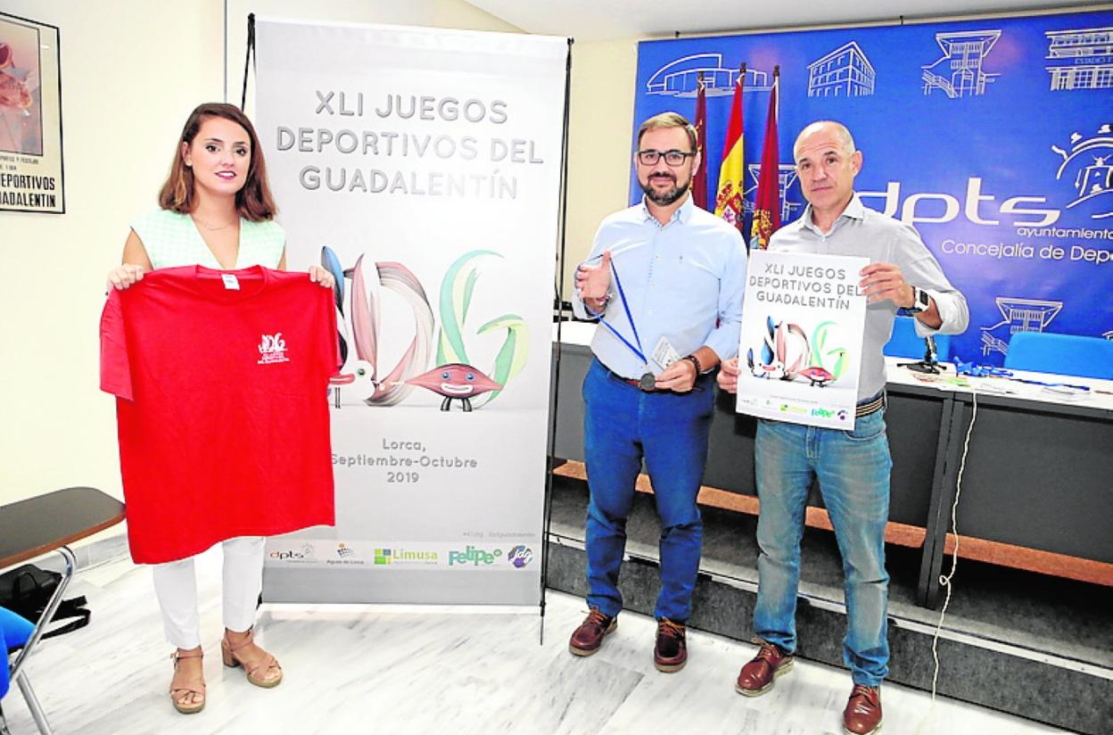 Jódar, Mateos y Lozano, durante la presentación, ayer . 