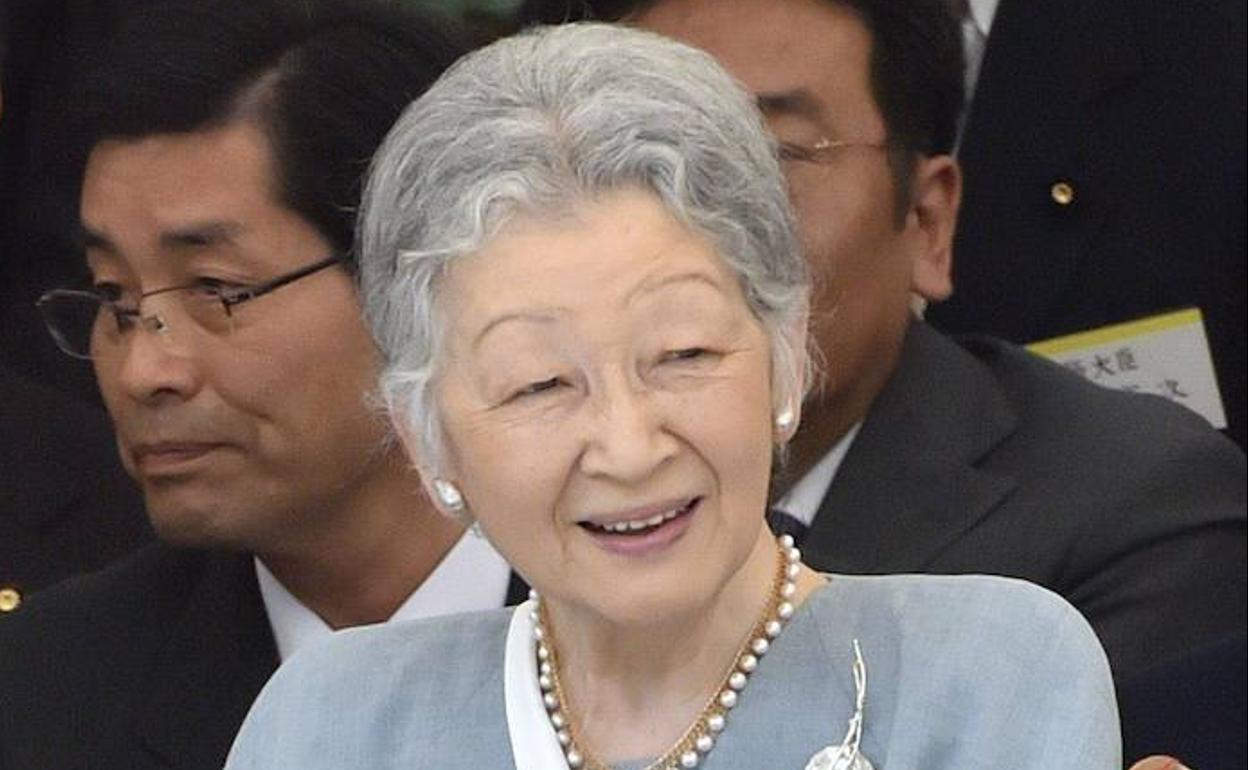 La exemperatriz japonesa Michik en una imagen de 2015.