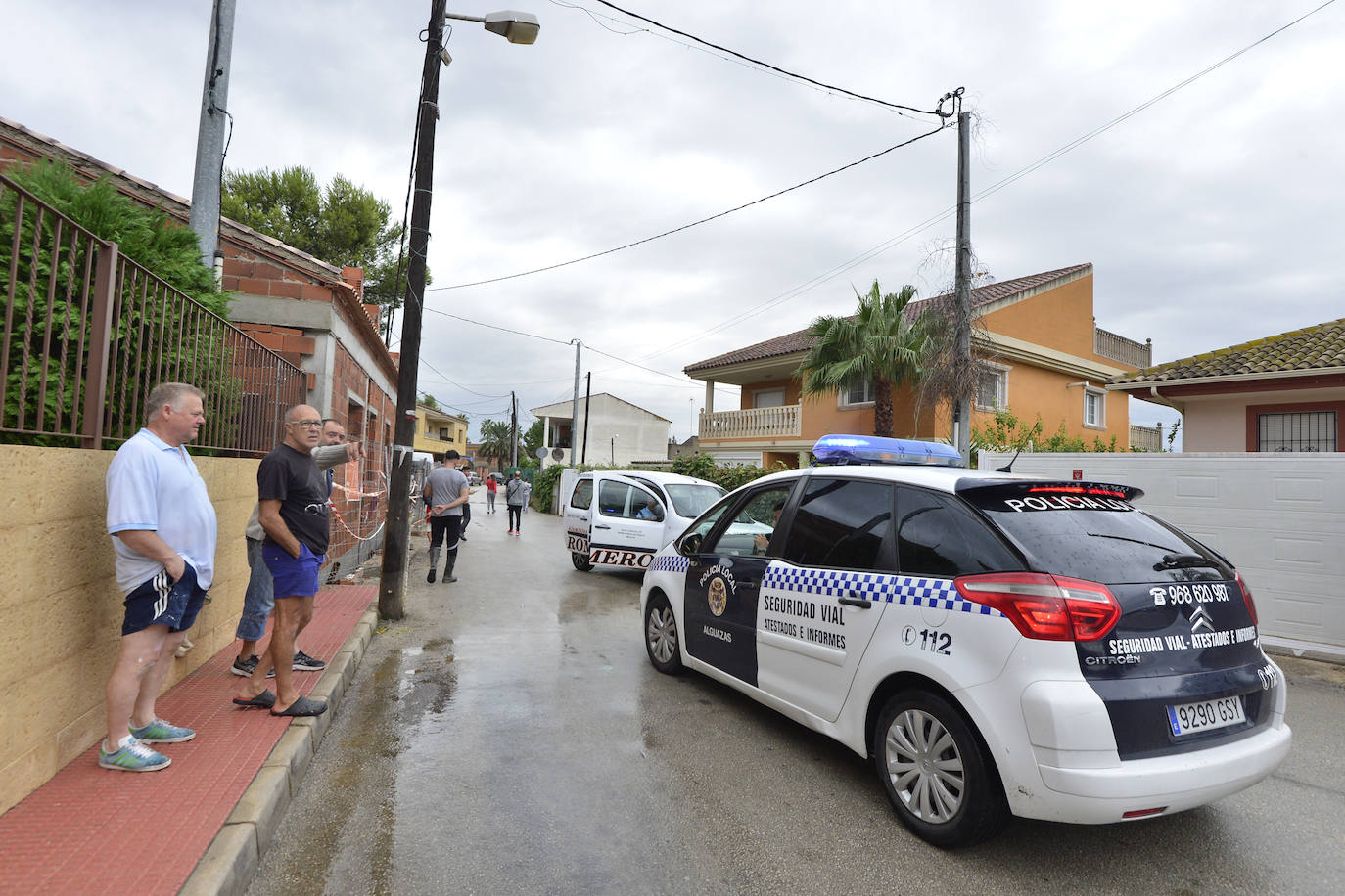 Ocho vías permanecen cortadas en pedanías de Lobosillo, Avileses, Cabezo de Torres y Torreagüera y en los barrios de Espinardo y Churra