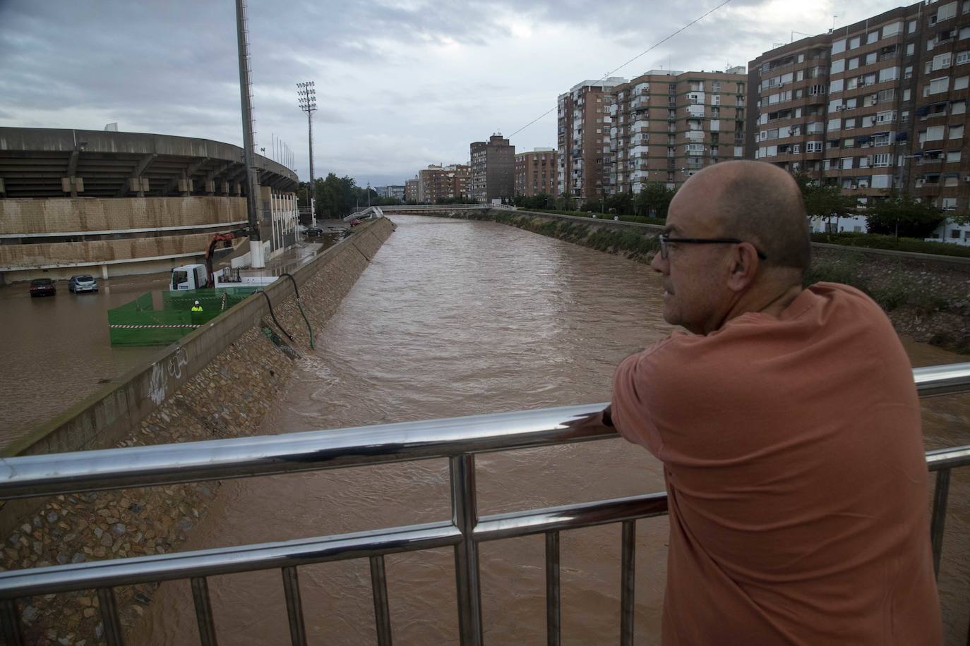 El centro de Cartagena y Los Urrutias también sufrieron notablemente los efectos de las inundaciones
