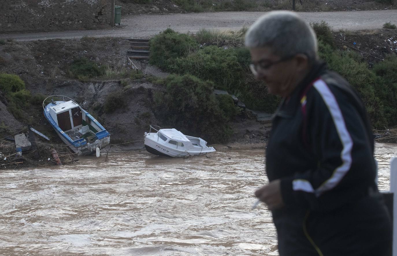 El centro de Cartagena y Los Urrutias también sufrieron notablemente los efectos de las inundaciones