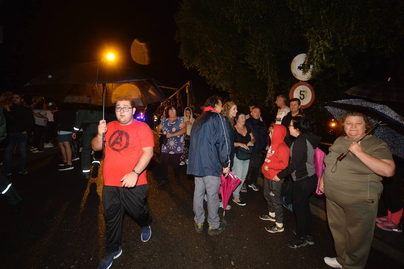 Los vecinos de estas pedanías murcianas han dormido en albergues habilitados como prevención ante posibles inundaciones. 