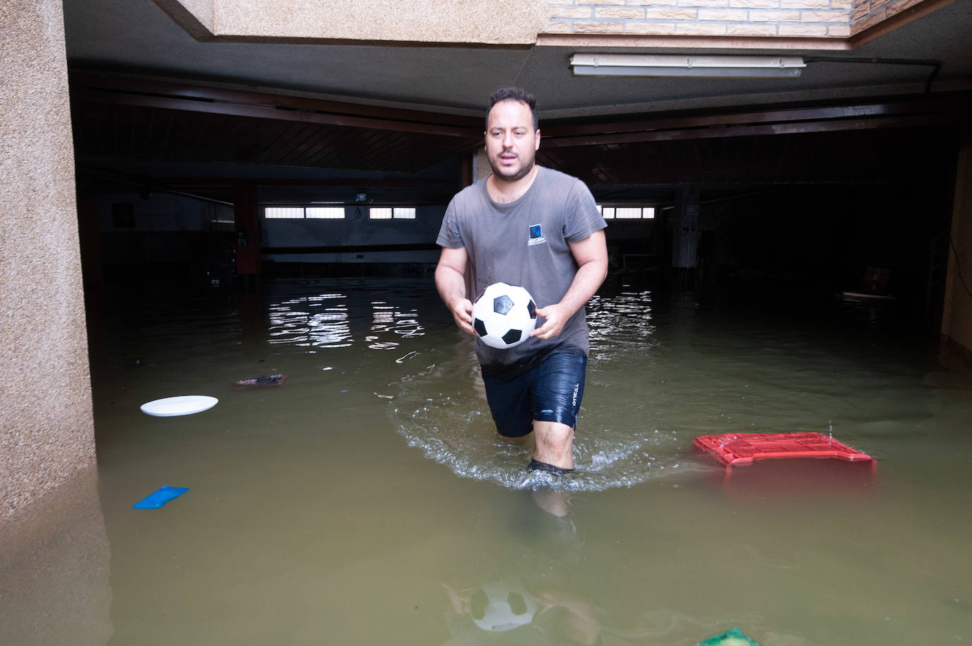 Recorrido por las localidades de Alquerías, Beniel y Llano de Brujas, donde el temporal causó cuantiosos destrozos
