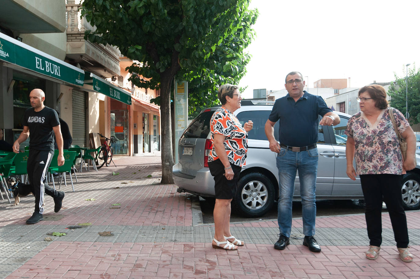 Recorrido por las localidades de Alquerías, Beniel y Llano de Brujas, donde el temporal causó cuantiosos destrozos