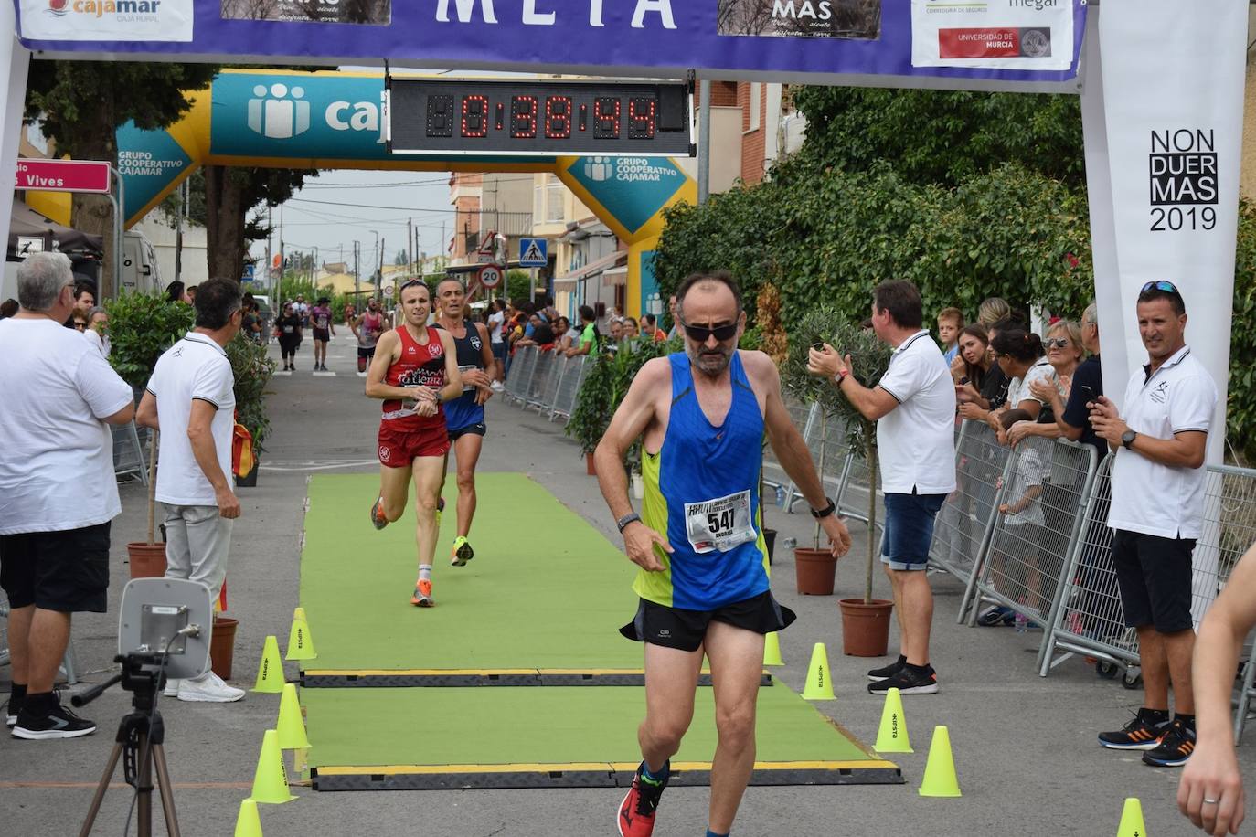 El atleta del Grupo Alcaraz se lleva la XXVII Carrera Popular de la pedanía murciana con un tiempo de 36:06 minutos, por los 43:42 para la corredora del Bathco Running Team