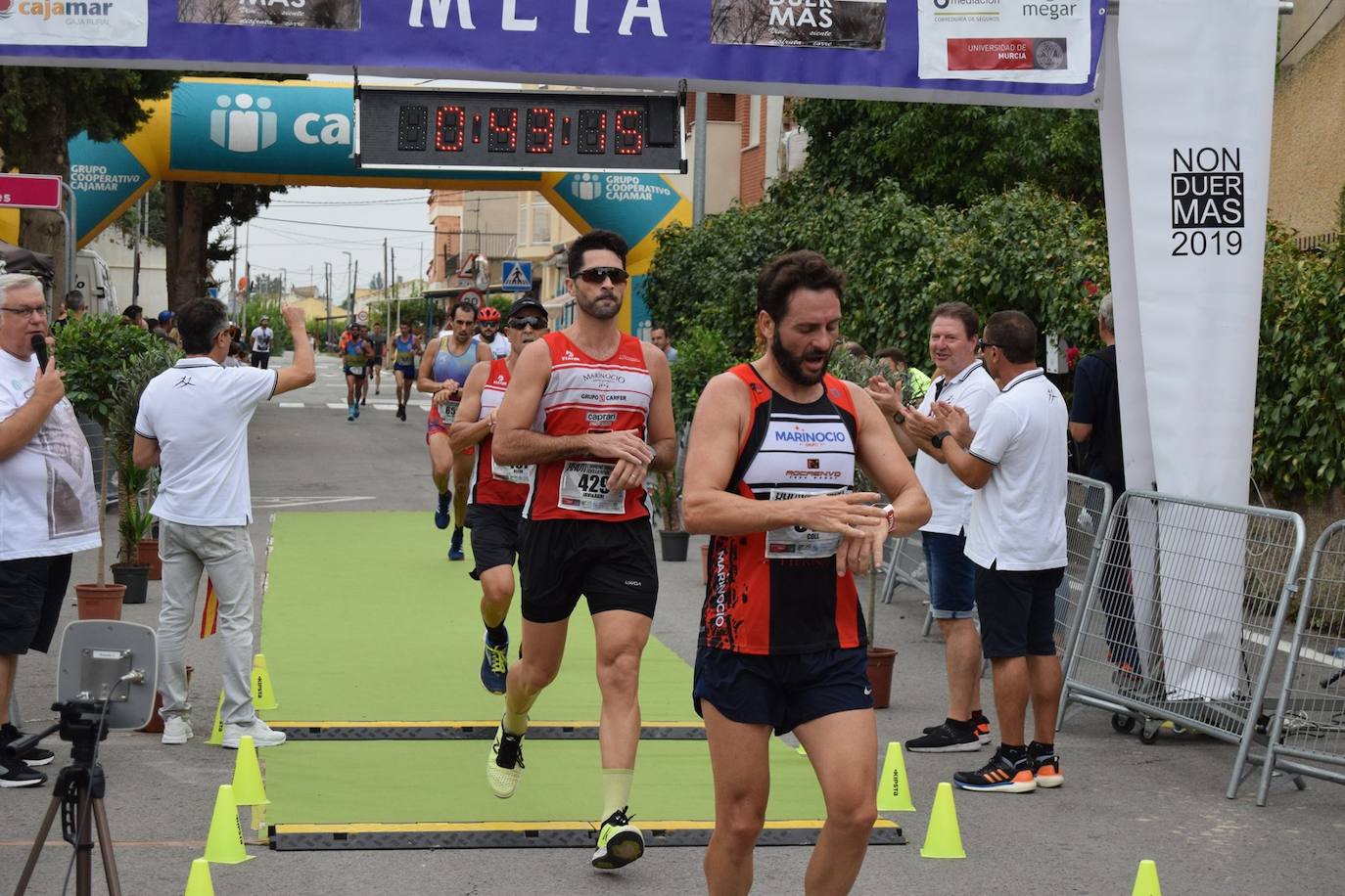 El atleta del Grupo Alcaraz se lleva la XXVII Carrera Popular de la pedanía murciana con un tiempo de 36:06 minutos, por los 43:42 para la corredora del Bathco Running Team