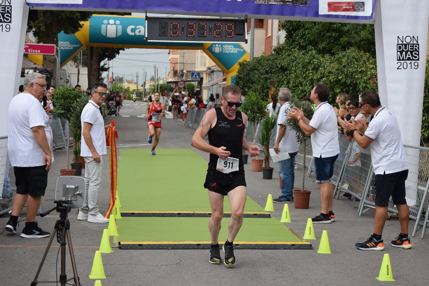 El atleta del Grupo Alcaraz se lleva la XXVII Carrera Popular de la pedanía murciana con un tiempo de 36:06 minutos, por los 43:42 para la corredora del Bathco Running Team