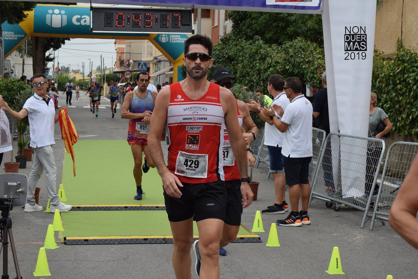 El atleta del Grupo Alcaraz se lleva la XXVII Carrera Popular de la pedanía murciana con un tiempo de 36:06 minutos, por los 43:42 para la corredora del Bathco Running Team