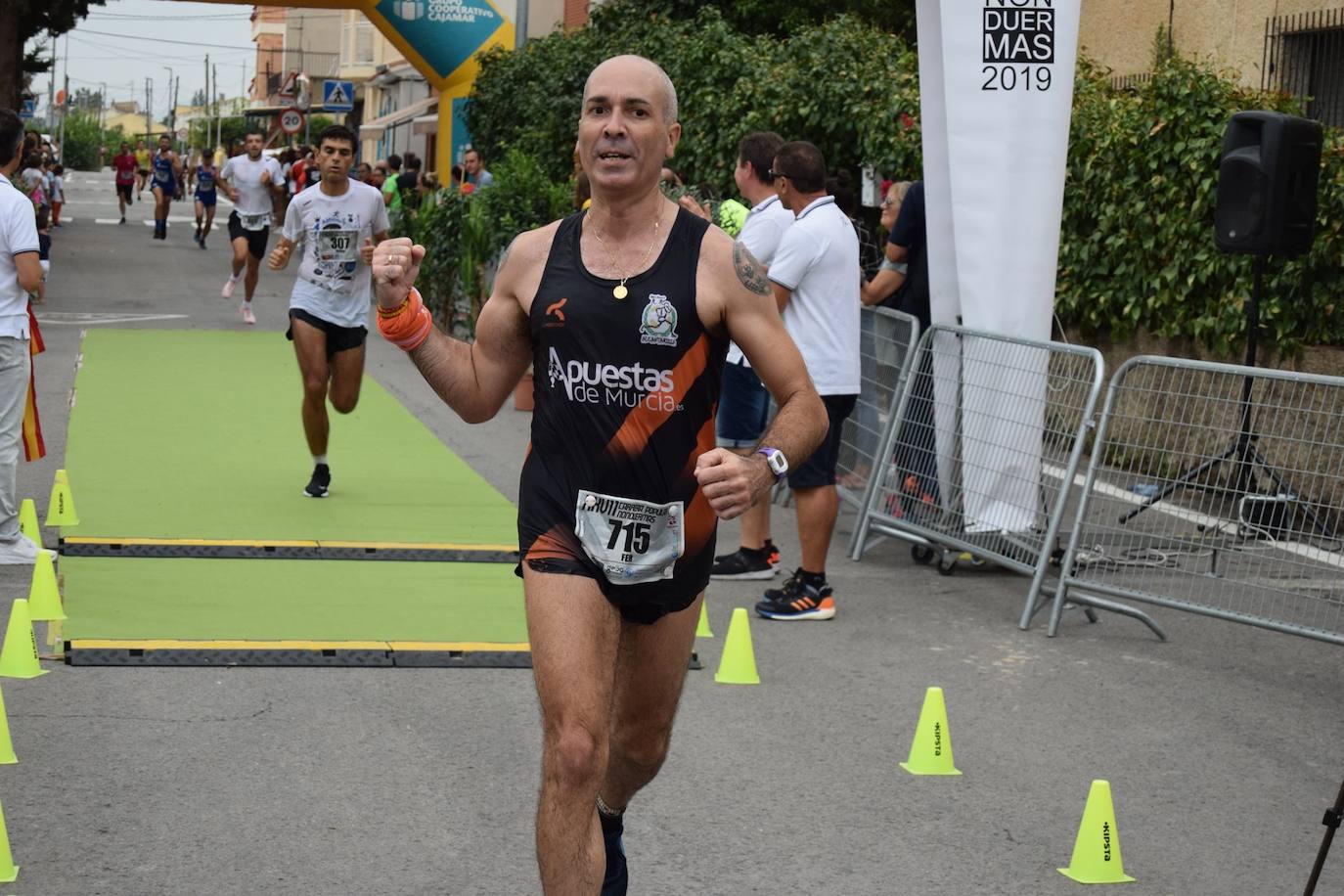 El atleta del Grupo Alcaraz se lleva la XXVII Carrera Popular de la pedanía murciana con un tiempo de 36:06 minutos, por los 43:42 para la corredora del Bathco Running Team