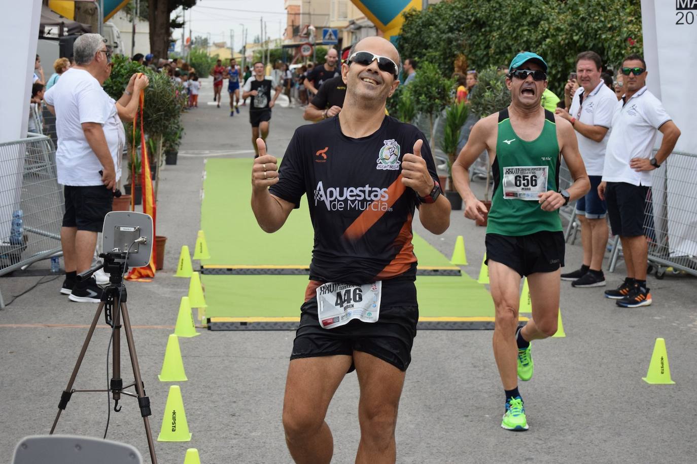 El atleta del Grupo Alcaraz se lleva la XXVII Carrera Popular de la pedanía murciana con un tiempo de 36:06 minutos, por los 43:42 para la corredora del Bathco Running Team