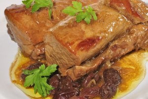 SOLOMILLO AL HORNO CON SETAS
