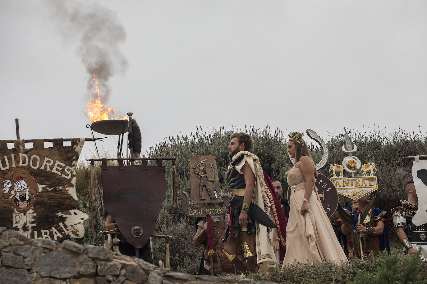 La Ruta Iter Ignis comenzó en Cabo de Palos y reunió a una veintena de relevistas.