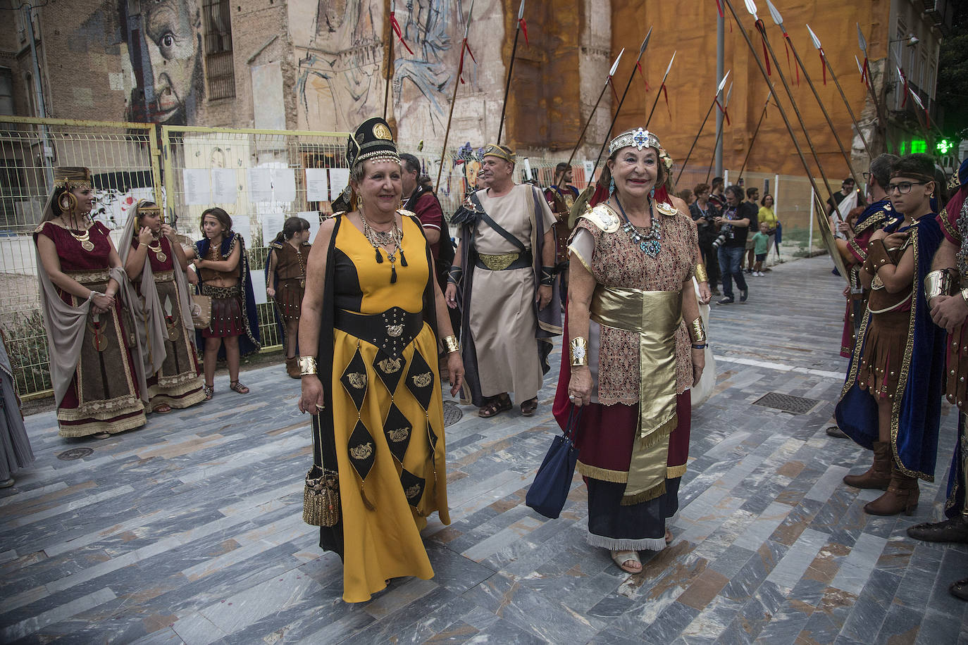 La Ruta Iter Ignis comenzó en Cabo de Palos y reunió a una veintena de relevistas.