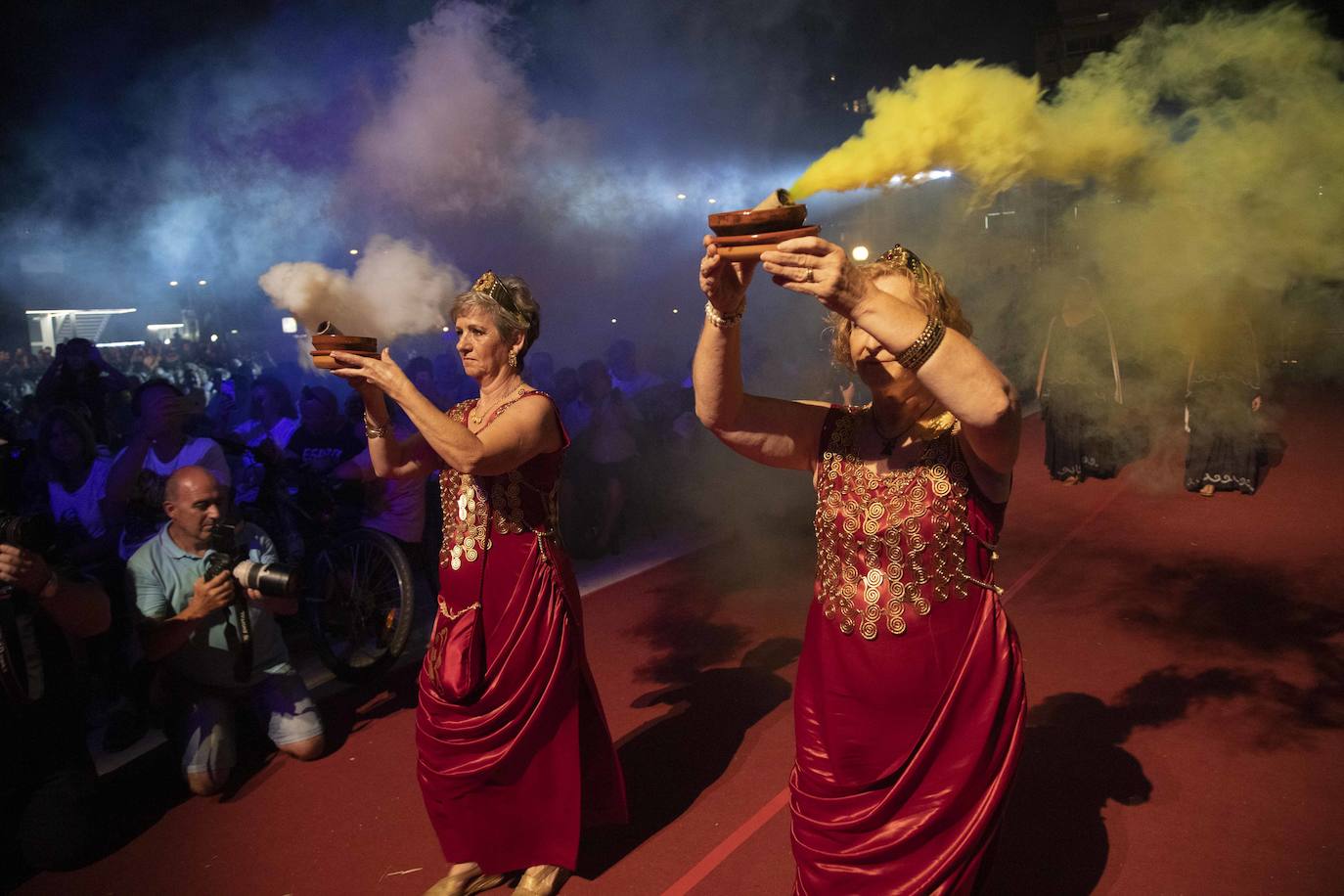 La participación de más de 500 actores aumentó la espectacularidad del acto, ante 1.500 asistentes.