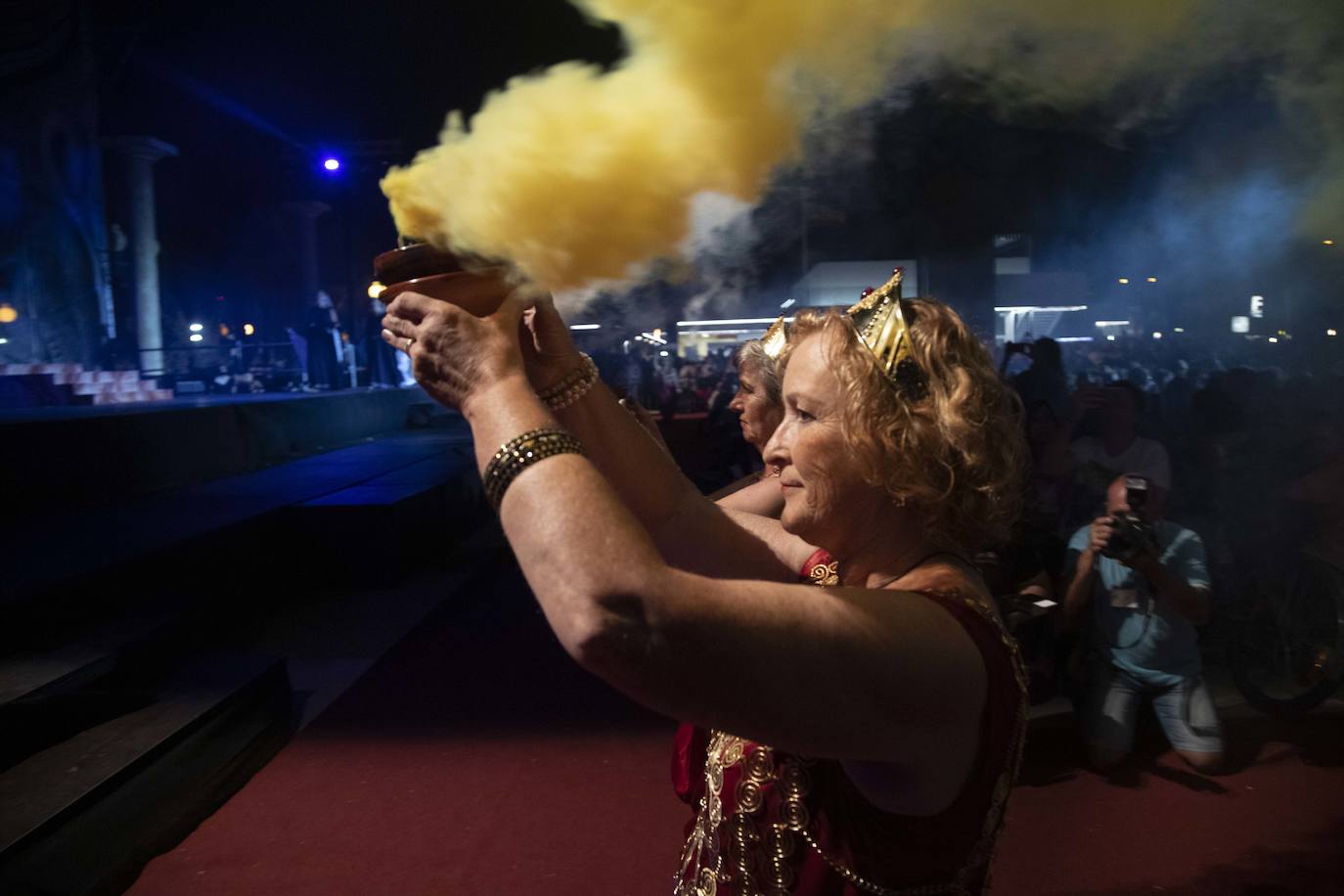 La participación de más de 500 actores aumentó la espectacularidad del acto, ante 1.500 asistentes.