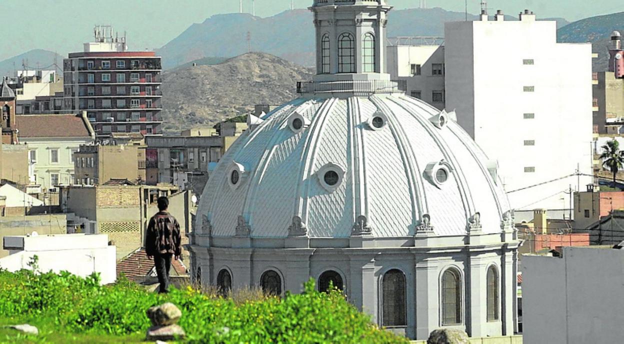 La cúpula de la Caridad, en una imagen reciente. 