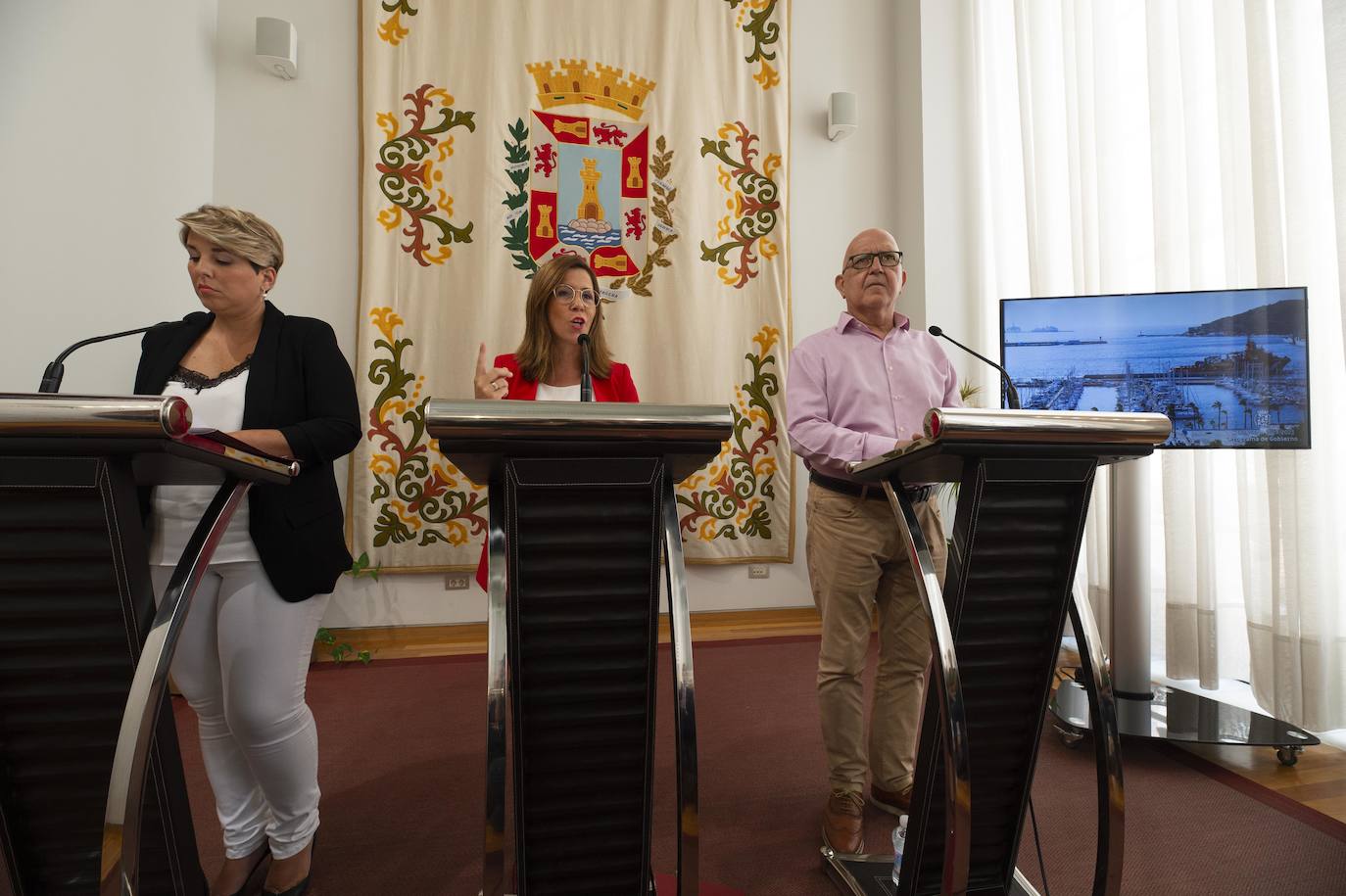 Los tres partidos que lideran el Ayuntamiento de Cartagena presentaron su Programa de Gobierno.