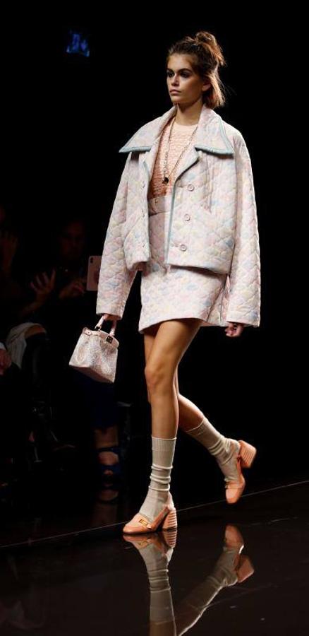 La marca Fendi durante su desfile de Primavera/Verano 2020 en la Milán Fashion Week