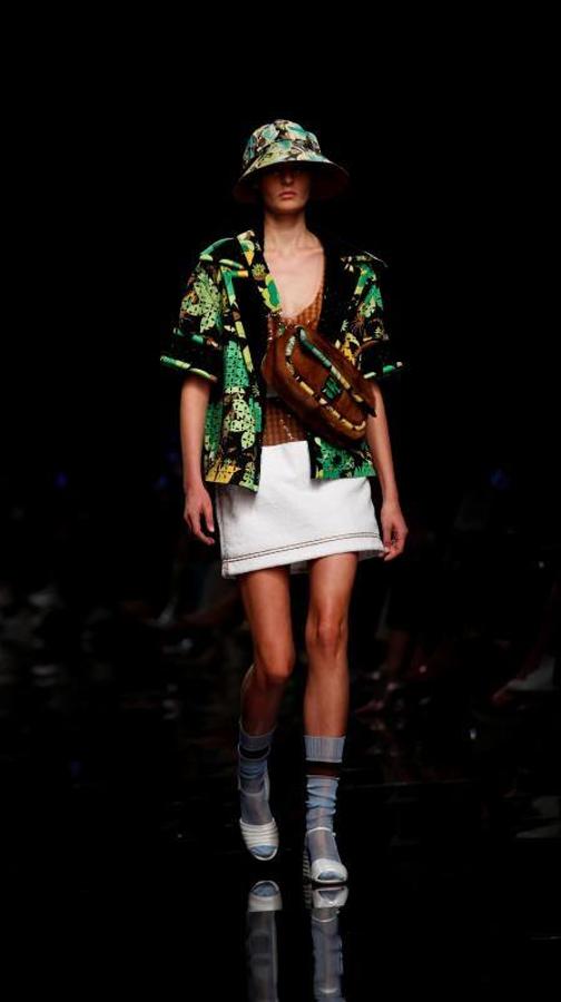 La marca Fendi durante su desfile de Primavera/Verano 2020 en la Milán Fashion Week