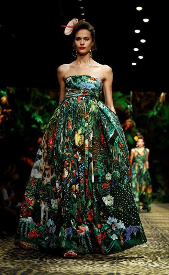 La firma italiana Dolce & Gabban presentó su colección Primavera/Verano 2020 en la pasarela de la Milán Fashion Week