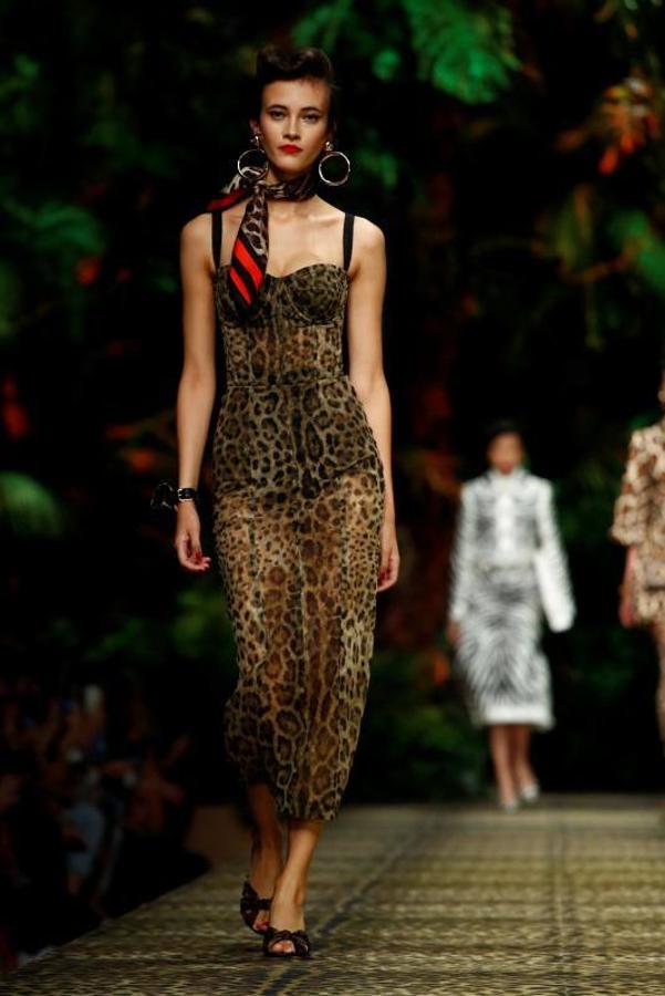 La firma italiana Dolce & Gabban presentó su colección Primavera/Verano 2020 en la pasarela de la Milán Fashion Week