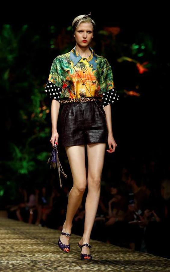 La firma italiana Dolce & Gabban presentó su colección Primavera/Verano 2020 en la pasarela de la Milán Fashion Week