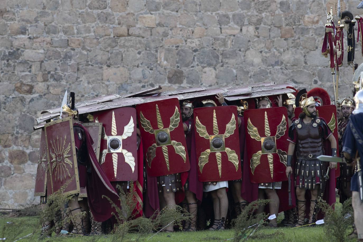 La Batalla entre carthagineses y romanos deleita a más de 5.000 personas, con una puesta en escena con más luchas cuerpo a cuerpo