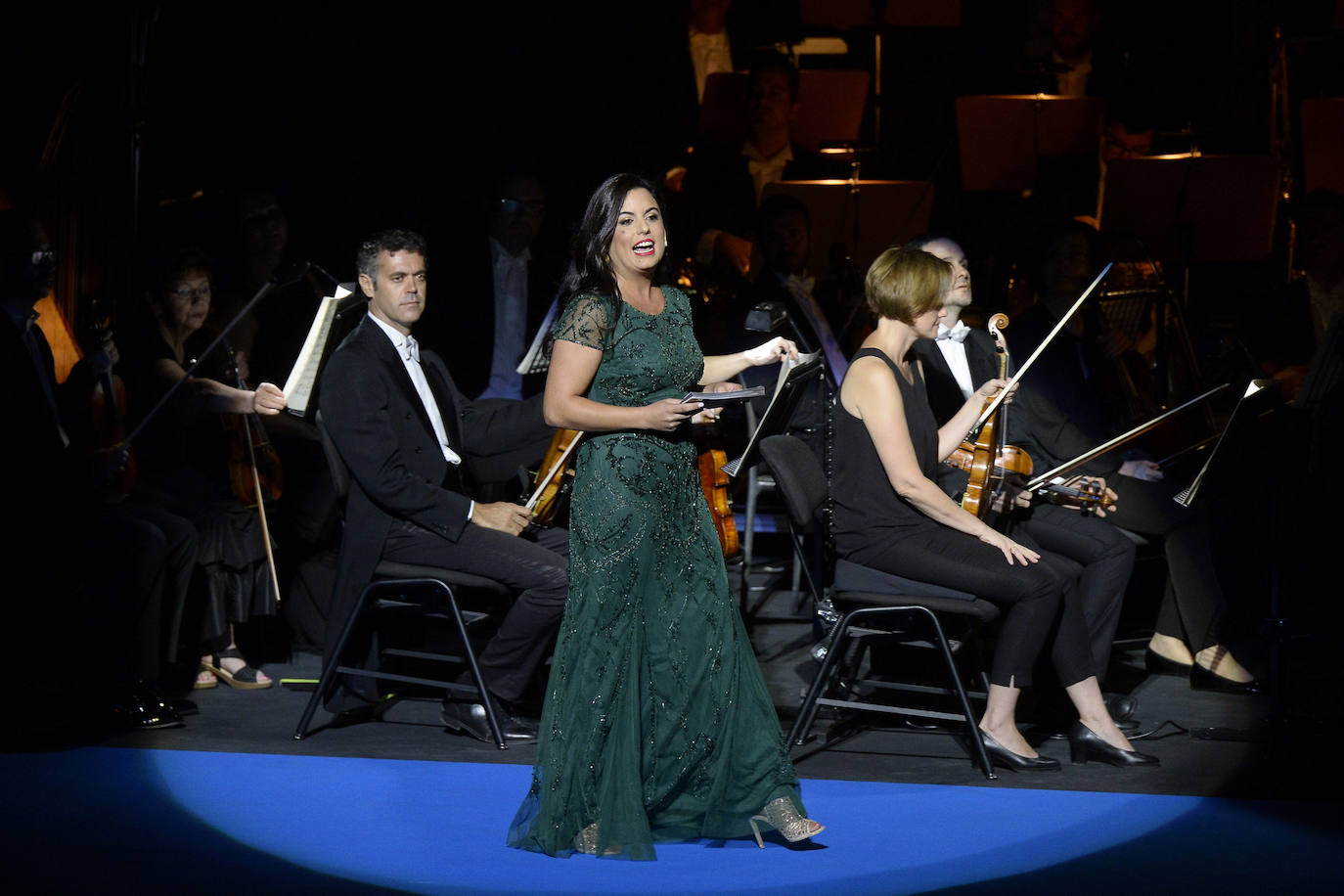 'La Verdad' otorga los premios 'Los Mejores' a la Academia General del Aire, Carmen Gil, Carlos Moreno y los festivales de teatro de San Javier y Molina de Segura por su dedicación y compromiso.