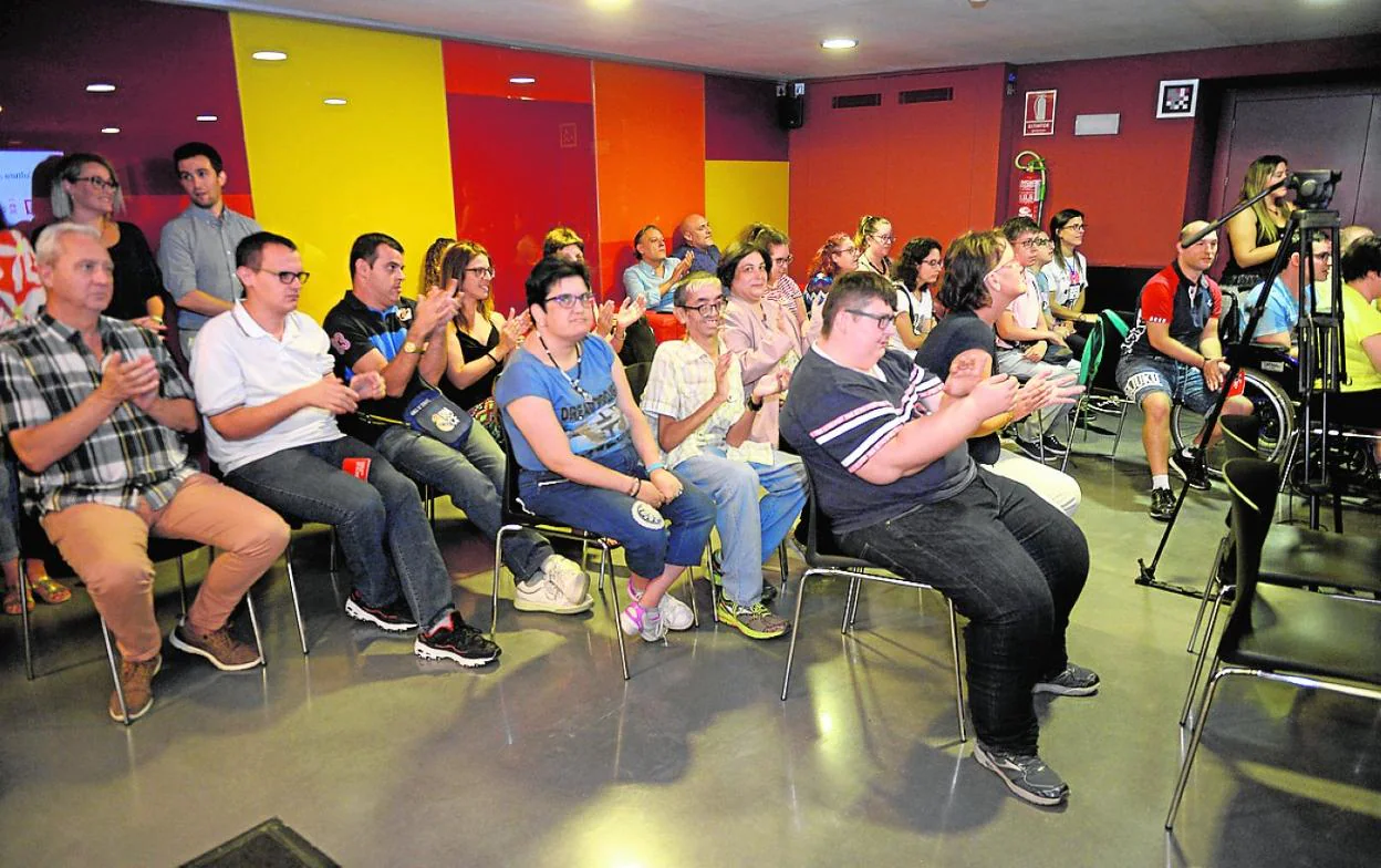 Asistentes, ayer, a la presentación del proyecto Cultura Accesible. 