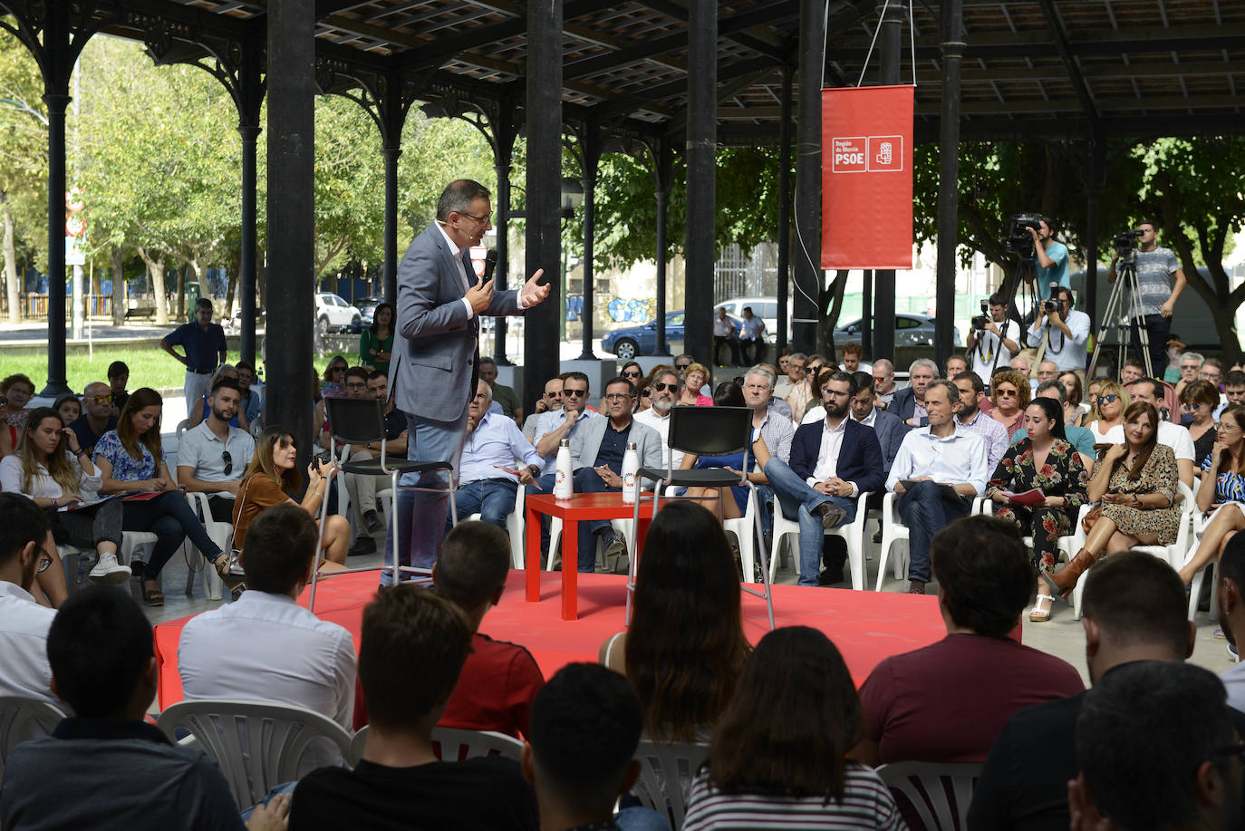 Fotos: Acto del ministro Pedro Duque en Murcia