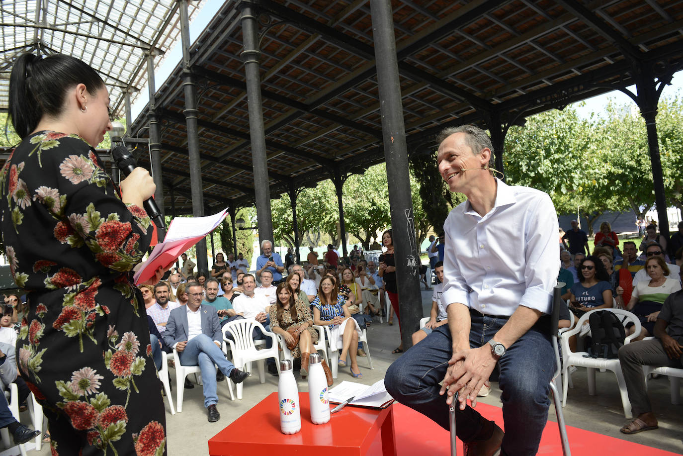 Fotos: Acto del ministro Pedro Duque en Murcia