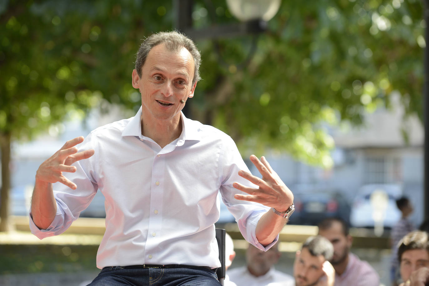 Fotos: Acto del ministro Pedro Duque en Murcia