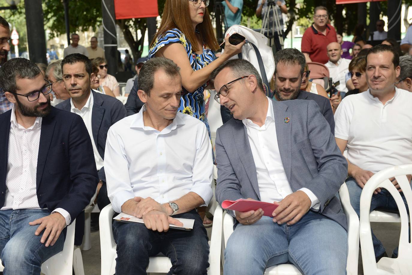 Fotos: Acto del ministro Pedro Duque en Murcia