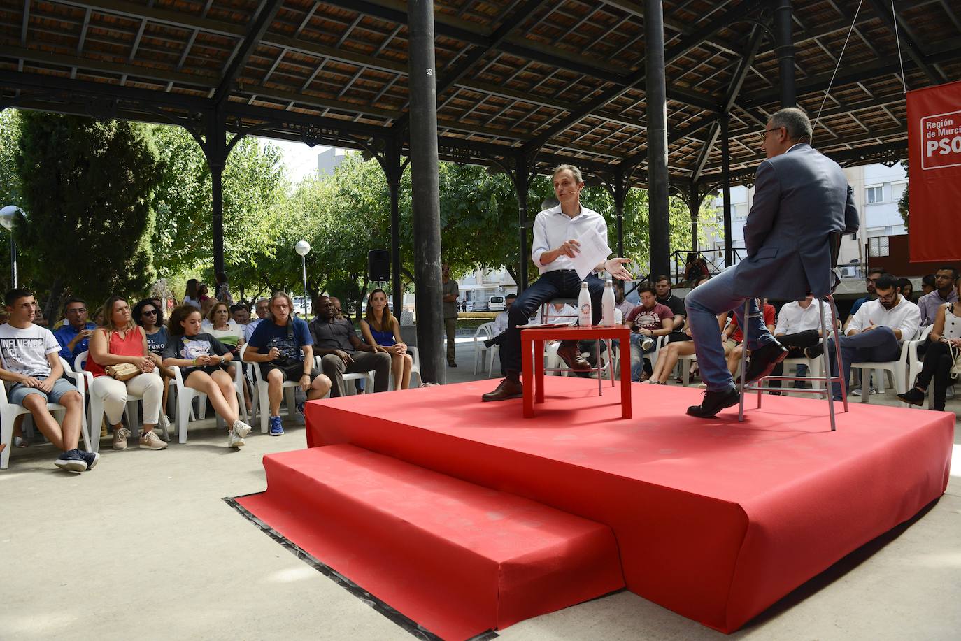 Fotos: Acto del ministro Pedro Duque en Murcia