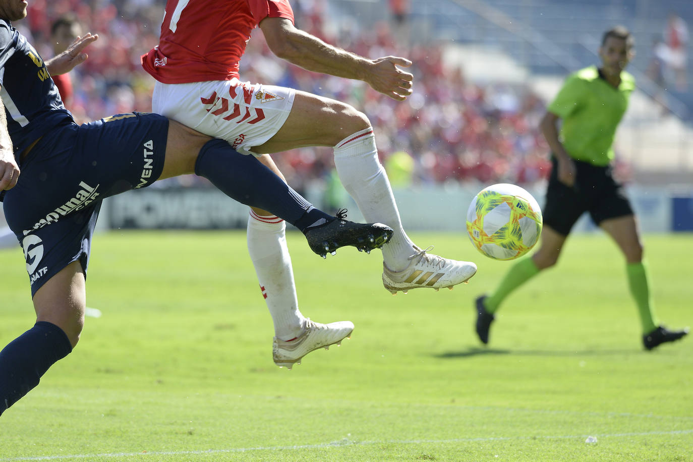 El Murcia fue el vencedor moral de un encuentro en el que el UCAM no dio la talla y en el que ambos equipos apenas generaron ocasiones de gol