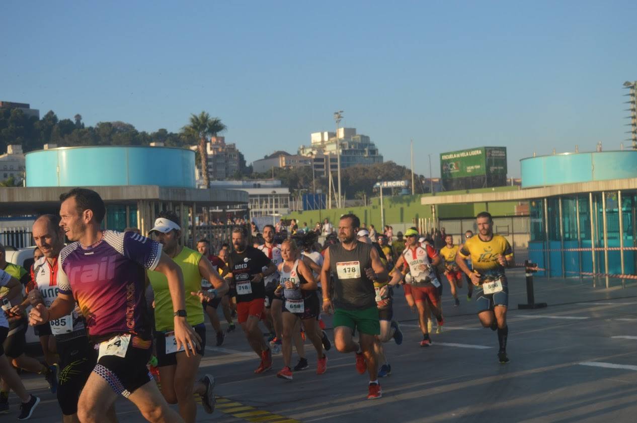 El atleta del Mandarache consigue el triunfo con un tiempo de 33:02 minutos en los 10 kilómetros, por los 38:16 para la corredora de la Juventud Atlética Elche