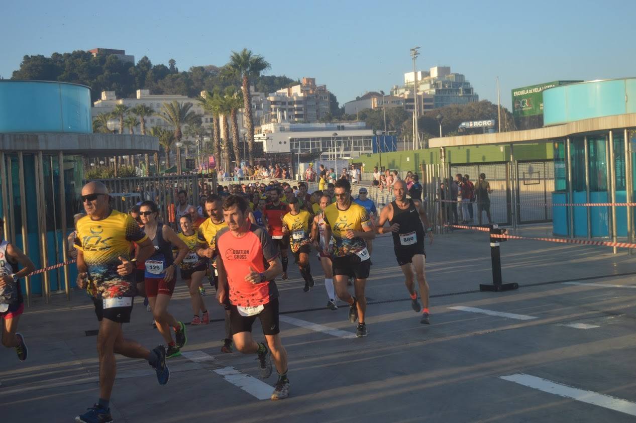 El atleta del Mandarache consigue el triunfo con un tiempo de 33:02 minutos en los 10 kilómetros, por los 38:16 para la corredora de la Juventud Atlética Elche