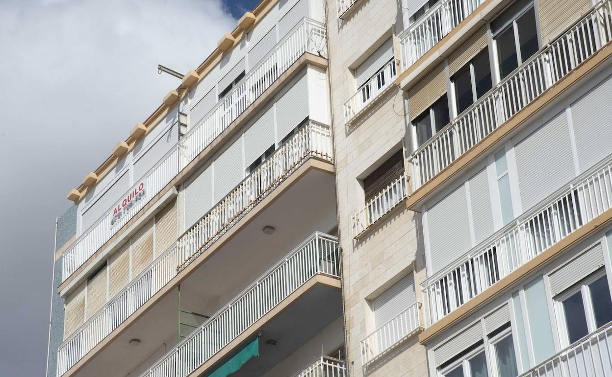 Una vivienda en alquiler, en una fotografía de archivo.