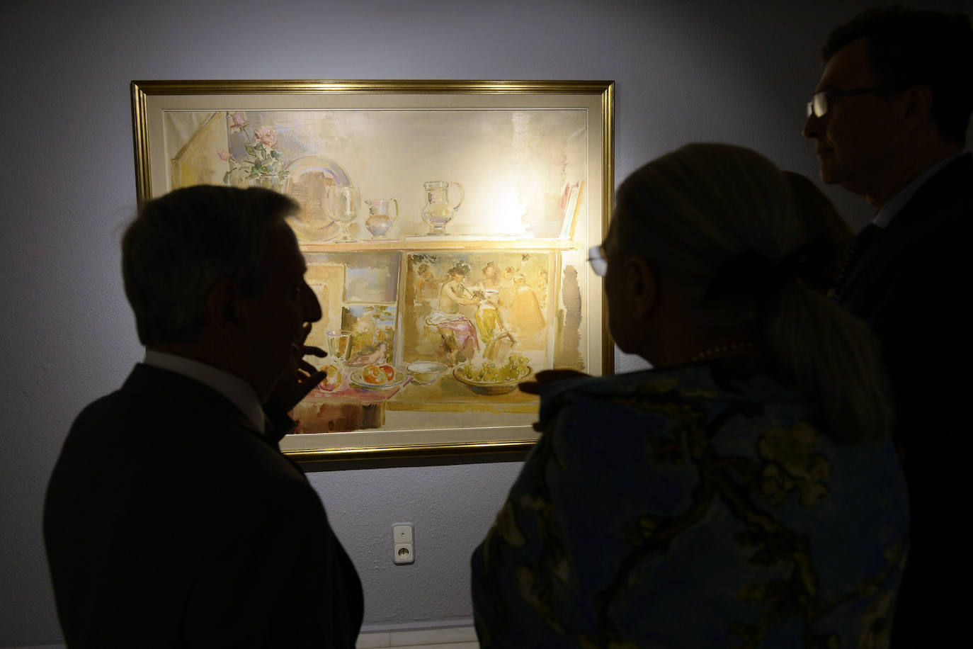 Hasta el 15 de enero, el museo del pintor murciano homenajea a cinco maestros por los que sentía veneración.