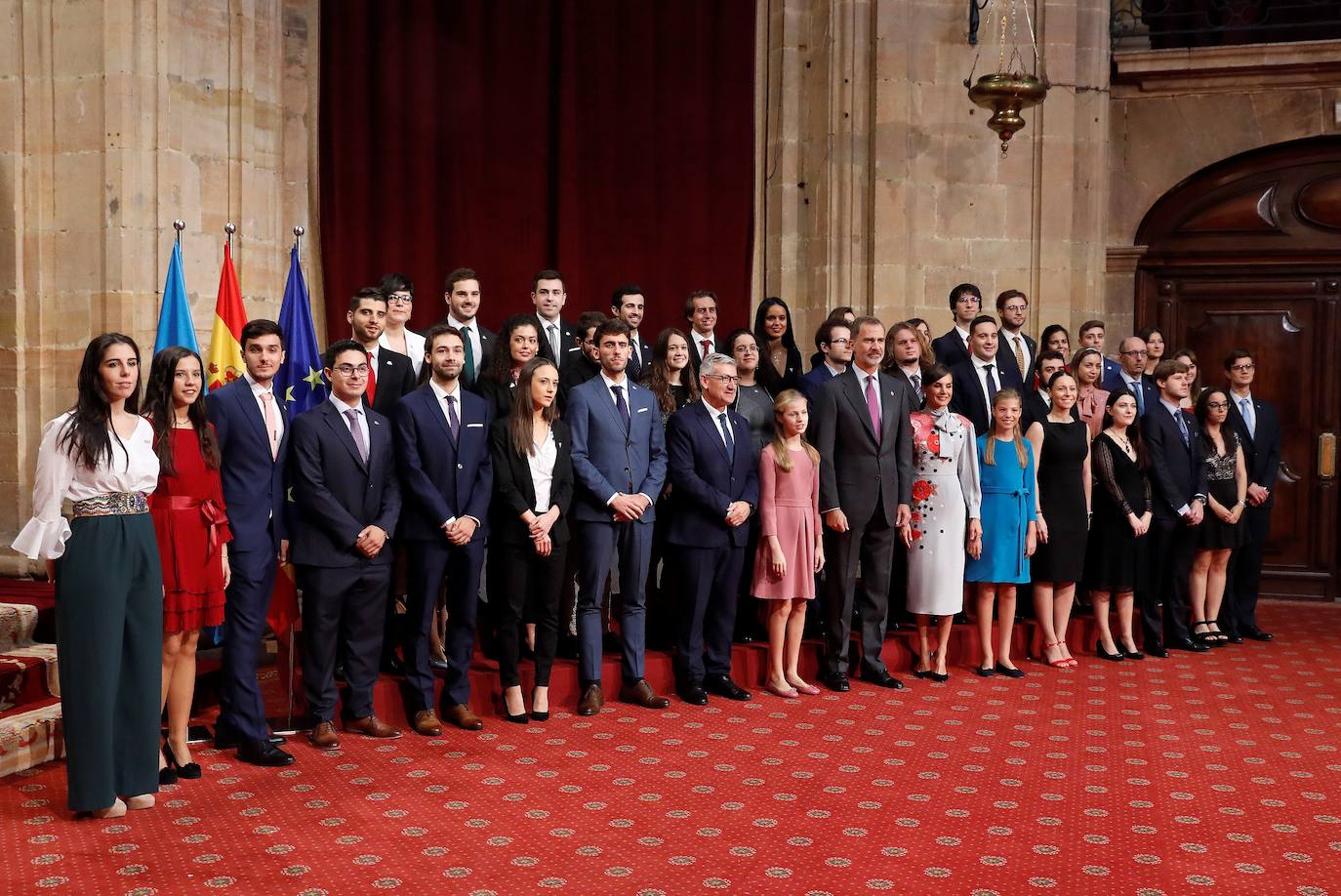 Fotos: La recepción de la Familia Real en los Premios Princesa de Asturias