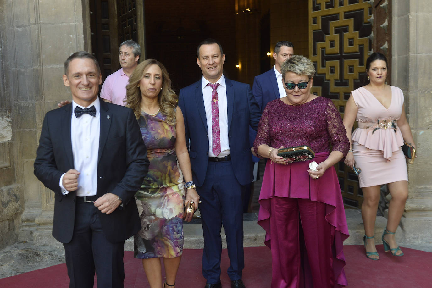 Unos 400 invitados, entre ellos numerosos rostros conocidos de la vida política, económica y social de la Región, asiten al enlace del presidente de Grupo Sureste, Raúl Colucho, y su ya esposa, Beatriz Marín Soto