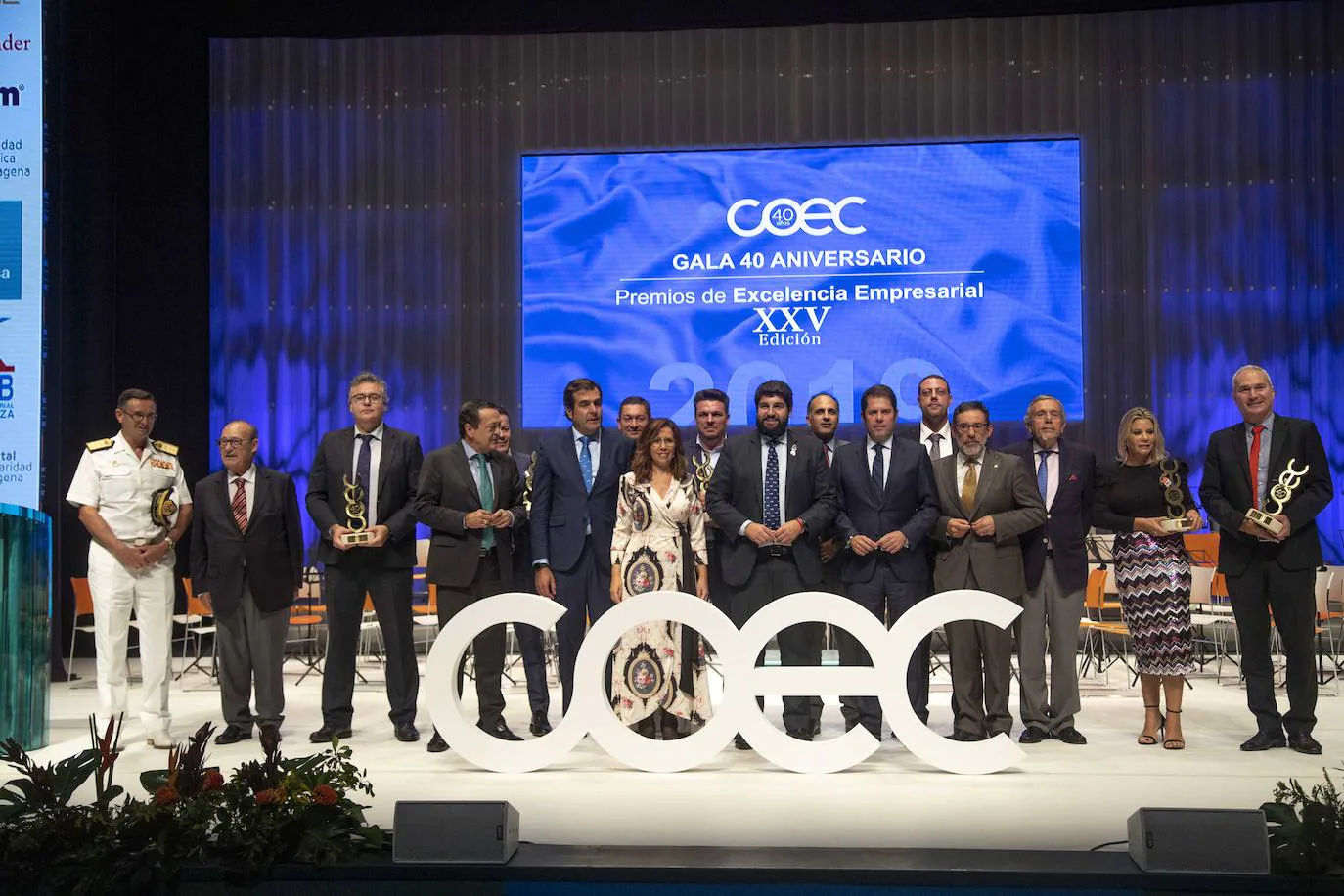 López Miras y Castejón anuncian en los Premios COEC el inicio del trámite para que la Unesco reconozca su importancia cultural excepcional