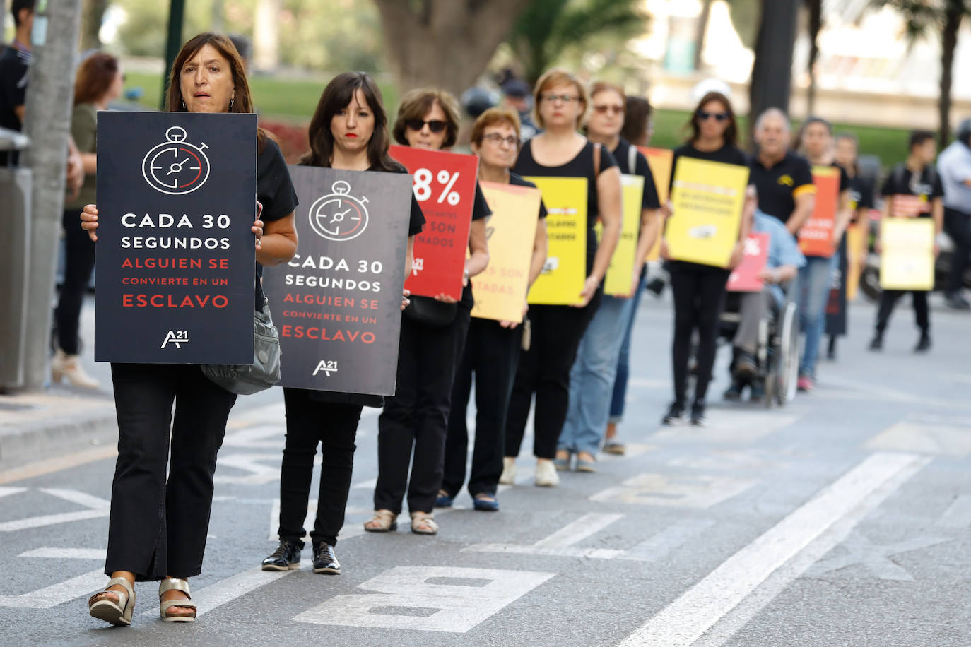 Fotos: Marcha en Murcia contra las nuevas formas de esclavitud