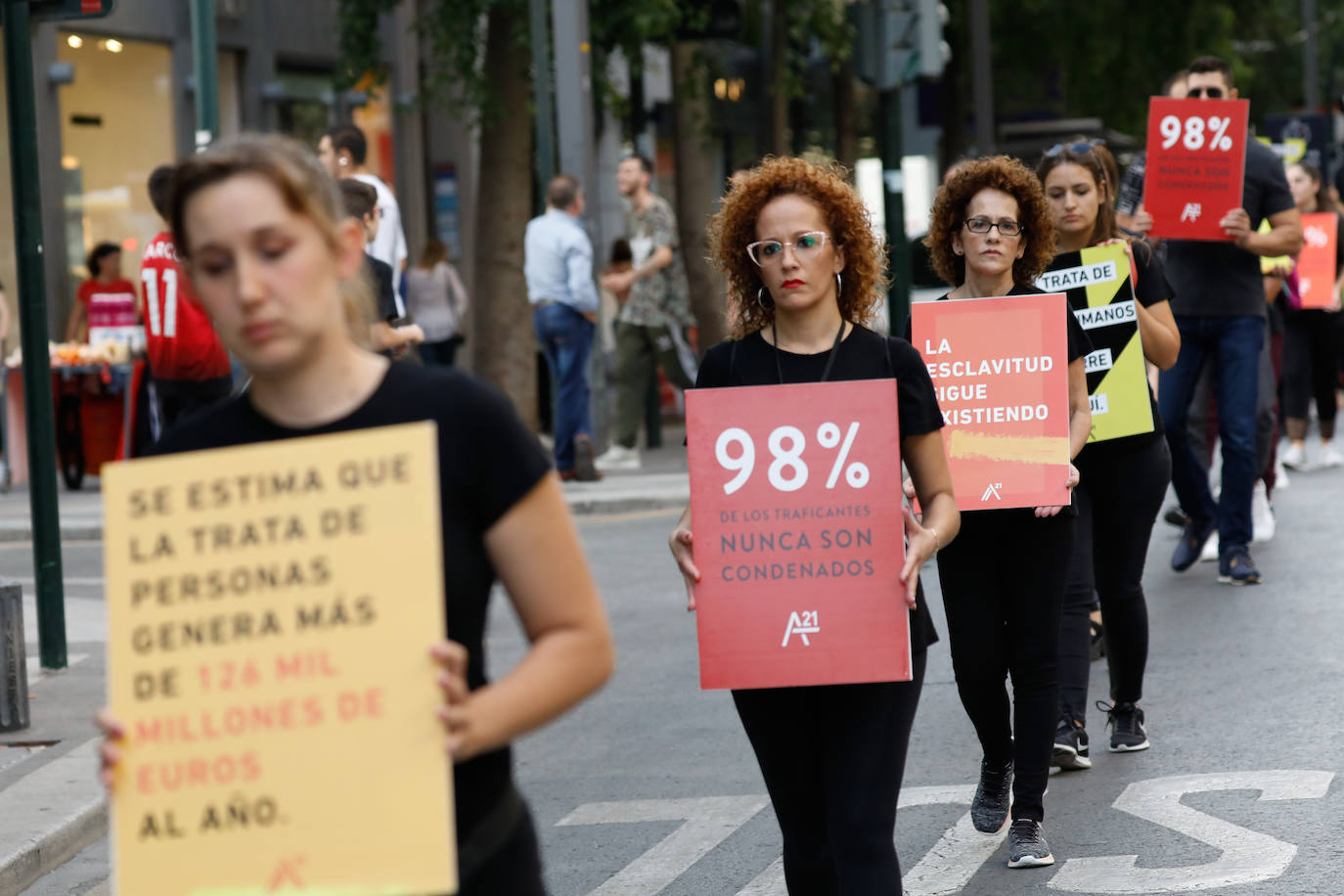 Fotos: Marcha en Murcia contra las nuevas formas de esclavitud