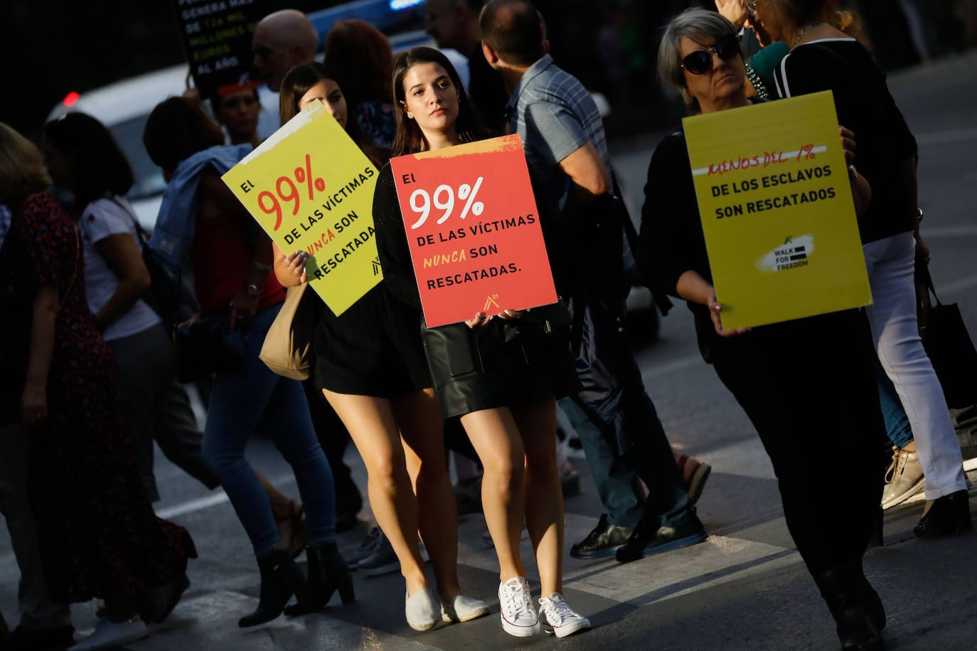 Fotos: Marcha en Murcia contra las nuevas formas de esclavitud