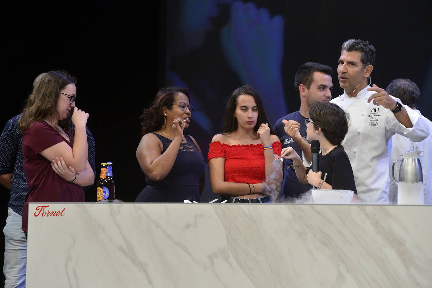 El chef Paco Roncero, este lunes, en la gala solidaria GastroTea